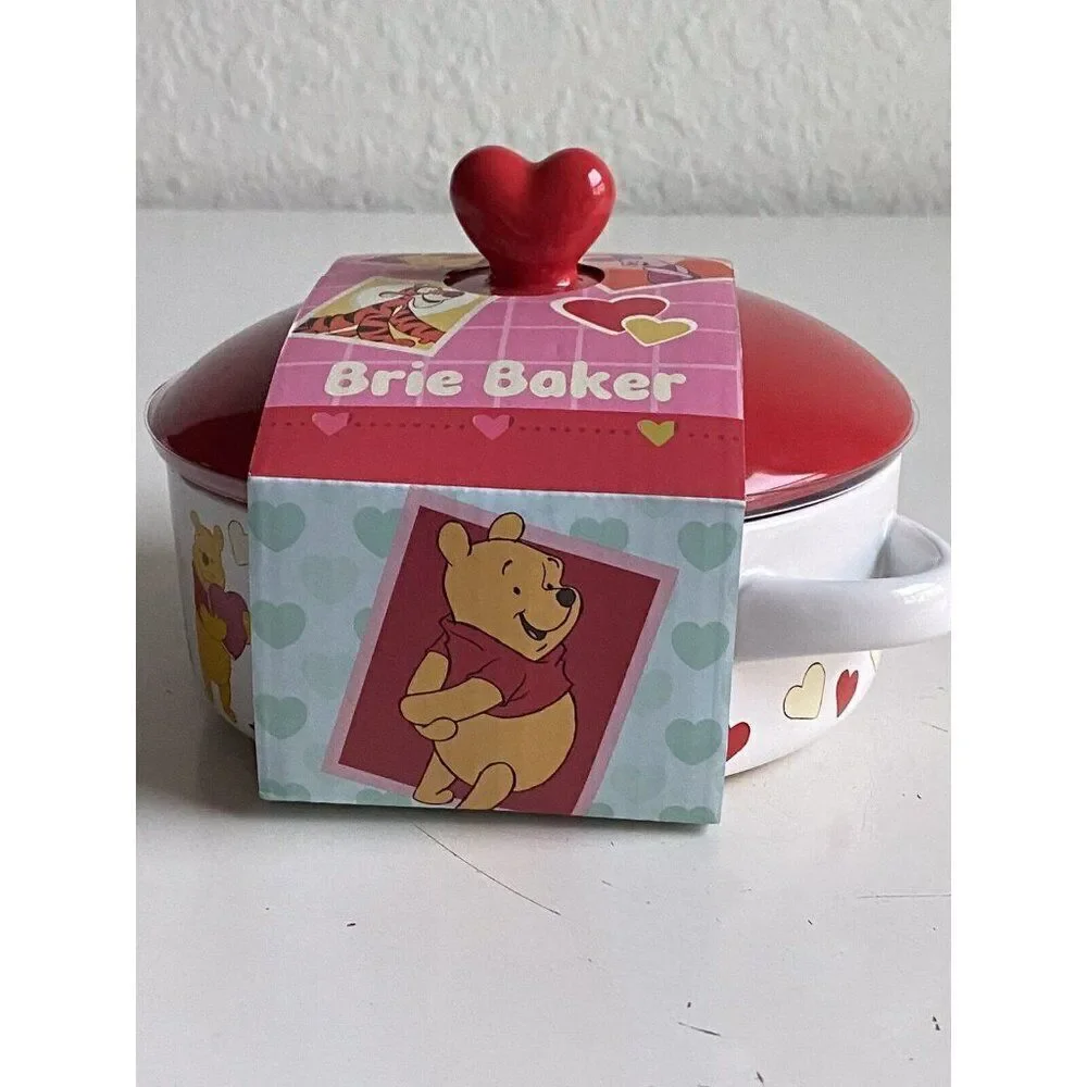 Disney Winnie the Pooh Tigger Piglet Eeyore Valentines Brie Baker & Wood‎ Spoon